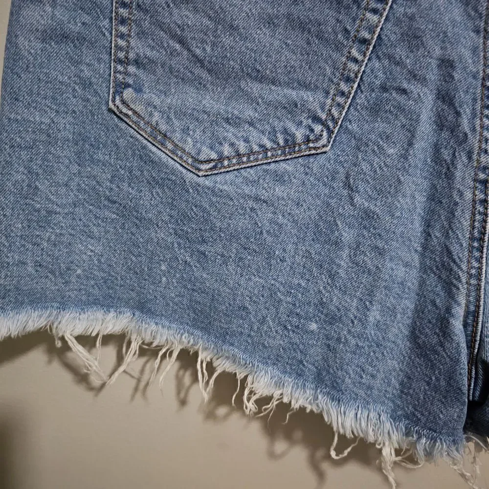 EUC LIKE NEW LOFT MADE AND LOVED RAW HEM HI RISE SHORTS SIZE 10/ 30 WOMENS